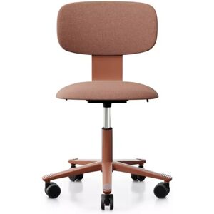 Hag Siege de bureau Tion 2160 Assise et dossier tapisses Couleur Base Blush Cura Blush Red Accoudoirs Sans