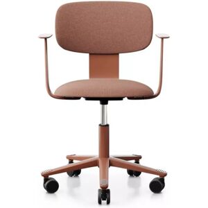 Håg Siege de bureau Tion 2160 - Assise et dossier tapisses, Couleur Base Blush - Cura Blush Red, Accoudoirs Avec