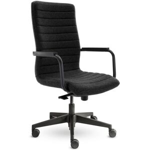 Direkt Interiör Chaise de bureau Tingsryd, Tissu Anthracite (Fenice 603)