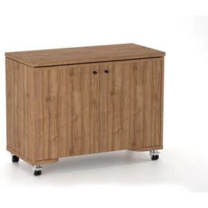 Brizley of Scandinavia Bureau/armoire electrique reglable en hauteur Point Liber, Couleur Noyer