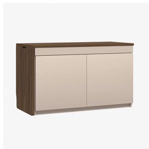 Bisley Bureau Hideaway, Couleur Cashmere / Walnut, Version Gauche