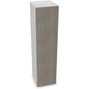 Narbutas Meuble casiers Choice - 4 portes, Couleur White / Grey Wood