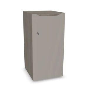Narbutas Meuble casiers Choice - 1 porte avec fente courrier, Couleur Grey Wood / Cappuchino