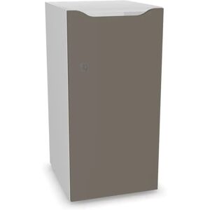 Narbutas Meuble casiers Choice - 1 porte avec fente courrier, Couleur White / Cubanit Grey