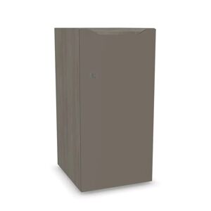 Narbutas Meuble casiers Choice - 1 porte avec fente courrier, Couleur Grey Wood / Grey Wood