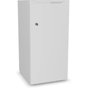 Narbutas Meuble casiers Choice - 1 porte avec fente courrier, Couleur White / White