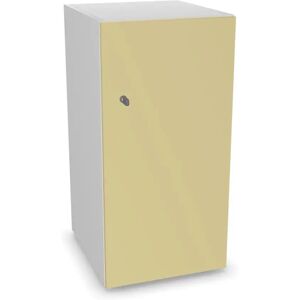 Narbutas Meuble casier Choice - 1 porte, Couleur White / Light Yellow