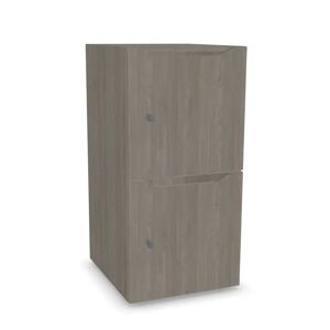 Narbutas Meuble casiers Choice - 2 portes avec fente courrier, Couleur Grey Wood / Grey Wood