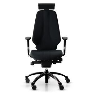 RH Chaise de bureau RH Logic 400 Komfort, Tissu Black (Select SC60999), Appui-tête Oui, Accoudoirs Avec, Piètement Noir