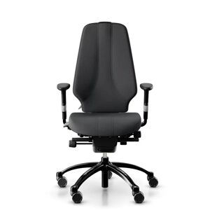 RH Chaise de bureau RH Logic 400 Komfort, Tissu Dark Grey (Select SC60134), Appui-tête Non, Accoudoirs Avec, Piètement Noir