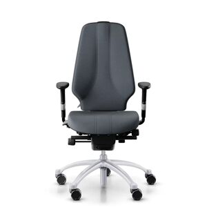 RH Chaise de bureau RH Logic 400 Komfort, Tissu Grey (Select SC60003), Appui-tête Non, Accoudoirs Avec, Piètement Silver
