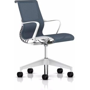 Herman Miller Setu, Finition Berry Blue / Studio White