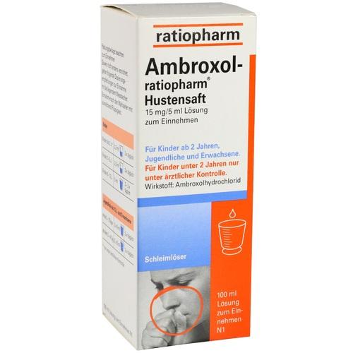 ratiopharm GmbH AMBROXOL Ratiopharm Sirop contre la Toux