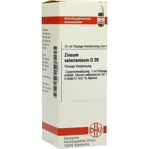 DHU-Arzneimittel GmbH & Co. KG DHU ZINCUM VALERIANICUM D 30 Dilution