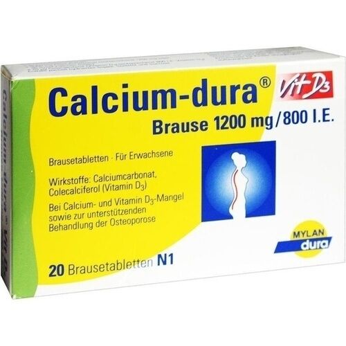 Viatris Healthcare GmbH CALCIUM DURA Vit D3 Brause 1200 mg/800 I.E.