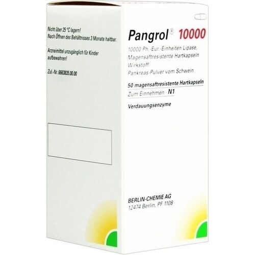 Berlin-Chemie AG PANGROL 10.000 Hartkps.m.magensaftr.?berz.Pell.