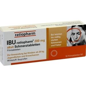 ratiopharm GmbH IBU RATIOPHARM 200 mg akut Comprimés pelliculés contre