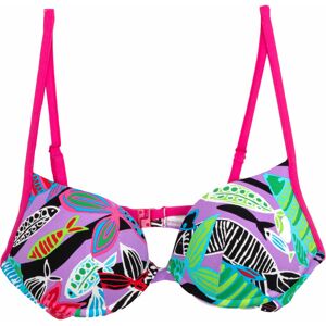 Haut de maillot de bain balconnet motif poissons Femme CHERRY BEACH - Publicité Haut de maillot de bain balconnet motif poissons Femme CHERRY BEACH - Publicité