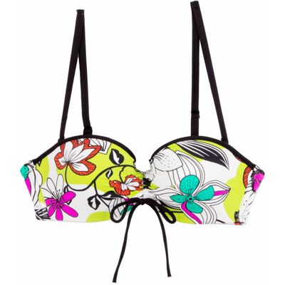 Haut de maillot de bain bandeau imprimé fleuri Femme CHERRY BEACH - Publicité Haut de maillot de bain bandeau imprimé fleuri Femme CHERRY BEACH - Publicité