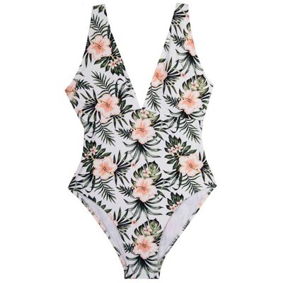 Maillot de bain 1 pièce tropical Femme HAUTE PRESSION - Publicité Maillot de bain 1 pièce tropical Femme HAUTE PRESSION - Publicité