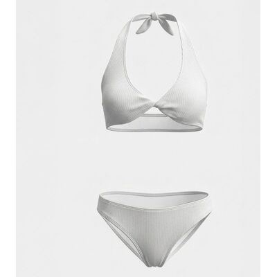 Maillot de bain 2 pièces cotelé Femme HAUTE PRESSION - Publicité Maillot de bain 2 pièces cotelé Femme HAUTE PRESSION - Publicité