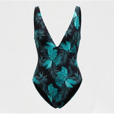 Maillot de bain 1 pièce à fleurs Femme HAUTE PRESSION - Publicité Maillot de bain 1 pièce à fleurs Femme HAUTE PRESSION - Publicité