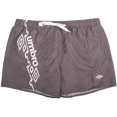 Short de bain bleu motifs graphiques et cordon blancs Homme UMBRO - Publicité Short de bain bleu motifs graphiques et cordon blancs Homme UMBRO - Publicité