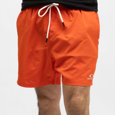 Short de bain uni avec logo et cordon de resserage Homme OAKLEY - Publicité Short de bain uni avec logo et cordon de resserage Homme OAKLEY - Publicité