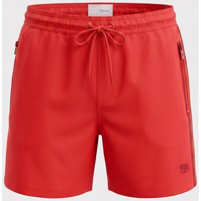 Short de bain à rayures avec poches zippées Homme BILL TORNADE - Publicité Short de bain à rayures avec poches zippées Homme BILL TORNADE - Publicité
