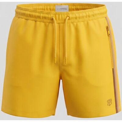 Short de bain à rayures avec poches zippées Homme BILL TORNADE - Publicité Short de bain à rayures avec poches zippées Homme BILL TORNADE - Publicité
