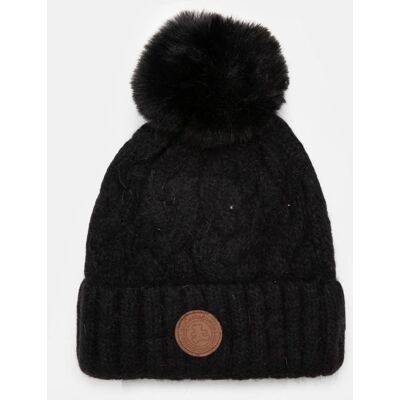 Bonnet maille tricotée angora Femme LULU CASTAGNETTE - Publicité Bonnet maille tricotée angora Femme LULU CASTAGNETTE - Publicité