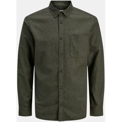 Chemise ajustée coton mélangé regular fit Homme JACK & JONES - Publicité Chemise ajustée coton mélangé regular fit Homme JACK & JONES - Publicité