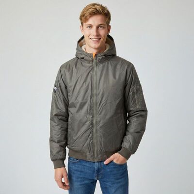 Bomber fourrée à capuche zippée Homme SCOTT - Publicité Bomber fourrée à capuche zippée Homme SCOTT - Publicité