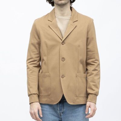 Veste camel de blazer avec coutures Homme IMPERIAL - Publicité Veste camel de blazer avec coutures Homme IMPERIAL - Publicité