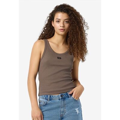 Débardeur judy col rond logo brodé Femme NOISY MAY - Publicité Débardeur judy col rond logo brodé Femme NOISY MAY - Publicité