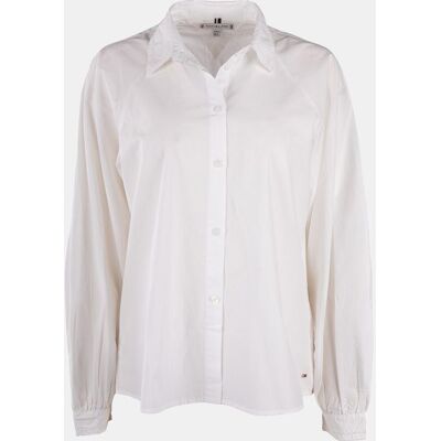 Chemise regular 100% coton Femme TOMMY HILFIGER - Publicité Chemise regular 100% coton Femme TOMMY HILFIGER - Publicité