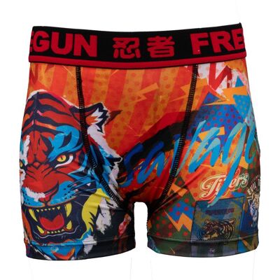 Boxer microfibre imprimé tigre avec motifs Enfant FREEGUN - Publicité Boxer microfibre imprimé tigre avec motifs Enfant FREEGUN - Publicité