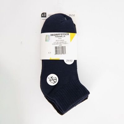 Lot de 3 paires de chaussettes courtes coton douces Enfant CXL BY CHRISTIAN LACROIX - Publicité Lot de 3 paires de chaussettes courtes coton douces Enfant CXL BY CHRISTIAN LACROIX - Publicité