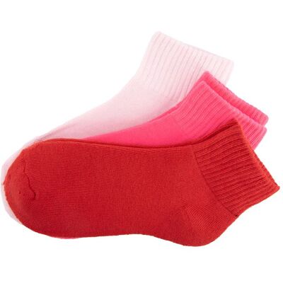 Lot de 3 paires de chaussettes courtes coton Enfant CXL BY CHRISTIAN LACROIX - Publicité Lot de 3 paires de chaussettes courtes coton Enfant CXL BY CHRISTIAN LACROIX - Publicité