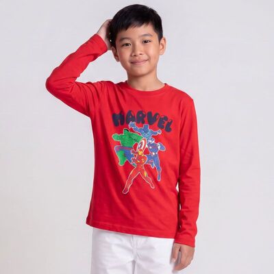 Tee shirt ml avengers rouge hy10065 Enfant MARVEL - Publicité Tee shirt ml avengers rouge hy10065 Enfant MARVEL - Publicité