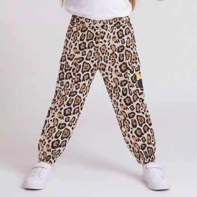 Pantalon cargo coton imprimé léopard minnie Enfant DISNEY - Publicité Pantalon cargo coton imprimé léopard minnie Enfant DISNEY - Publicité