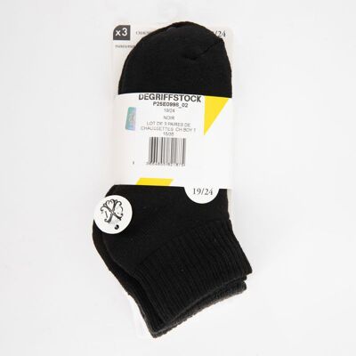 Lot de 3 paires de chaussettes courtes coton douces Enfant CXL BY CHRISTIAN LACROIX - Publicité Lot de 3 paires de chaussettes courtes coton douces Enfant CXL BY CHRISTIAN LACROIX - Publicité