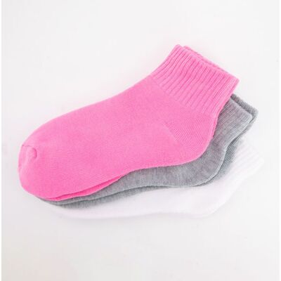 Lot de 3 paires de chaussettes courtes coton Enfant CXL BY CHRISTIAN LACROIX - Publicité Lot de 3 paires de chaussettes courtes coton Enfant CXL BY CHRISTIAN LACROIX - Publicité