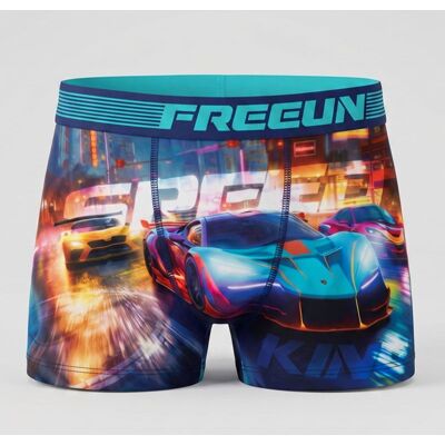 Boxer imprimé voiture Enfant FREEGUN - Publicité Boxer imprimé voiture Enfant FREEGUN - Publicité