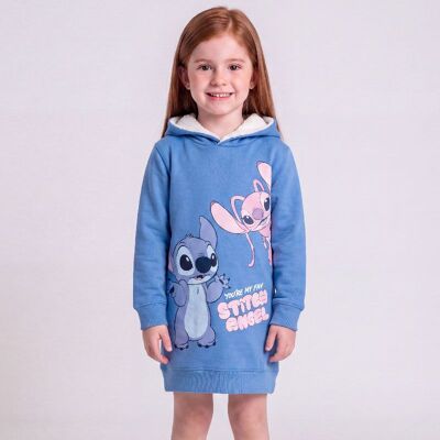 Robe sweat à capuche polaire imprimé lilo et stitch Enfant DISNEY - Publicité Robe sweat à capuche polaire imprimé lilo et stitch Enfant DISNEY - Publicité