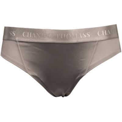 Slip ultra confort naba satin Femme CHANTAL THOMASS - Publicité Slip ultra confort naba satin Femme CHANTAL THOMASS - Publicité