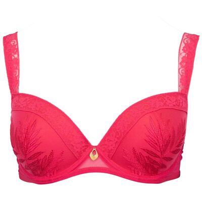 Soutien gorge à dentelle avec coque uni Femme AUBADE - Publicité Soutien gorge à dentelle avec coque uni Femme AUBADE - Publicité