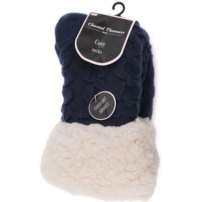 Cosy socks Femme CHANTAL THOMASS - Publicité Cosy socks Femme CHANTAL THOMASS - Publicité