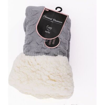 Cosy socks Femme CHANTAL THOMASS - Publicité Cosy socks Femme CHANTAL THOMASS - Publicité