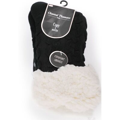 Cosy socks Femme CHANTAL THOMASS - Publicité Cosy socks Femme CHANTAL THOMASS - Publicité